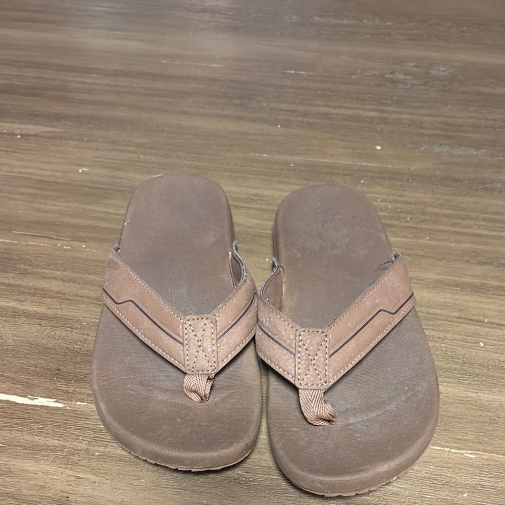 Kids Brown Flip Flop Sandals - Casual Everyday